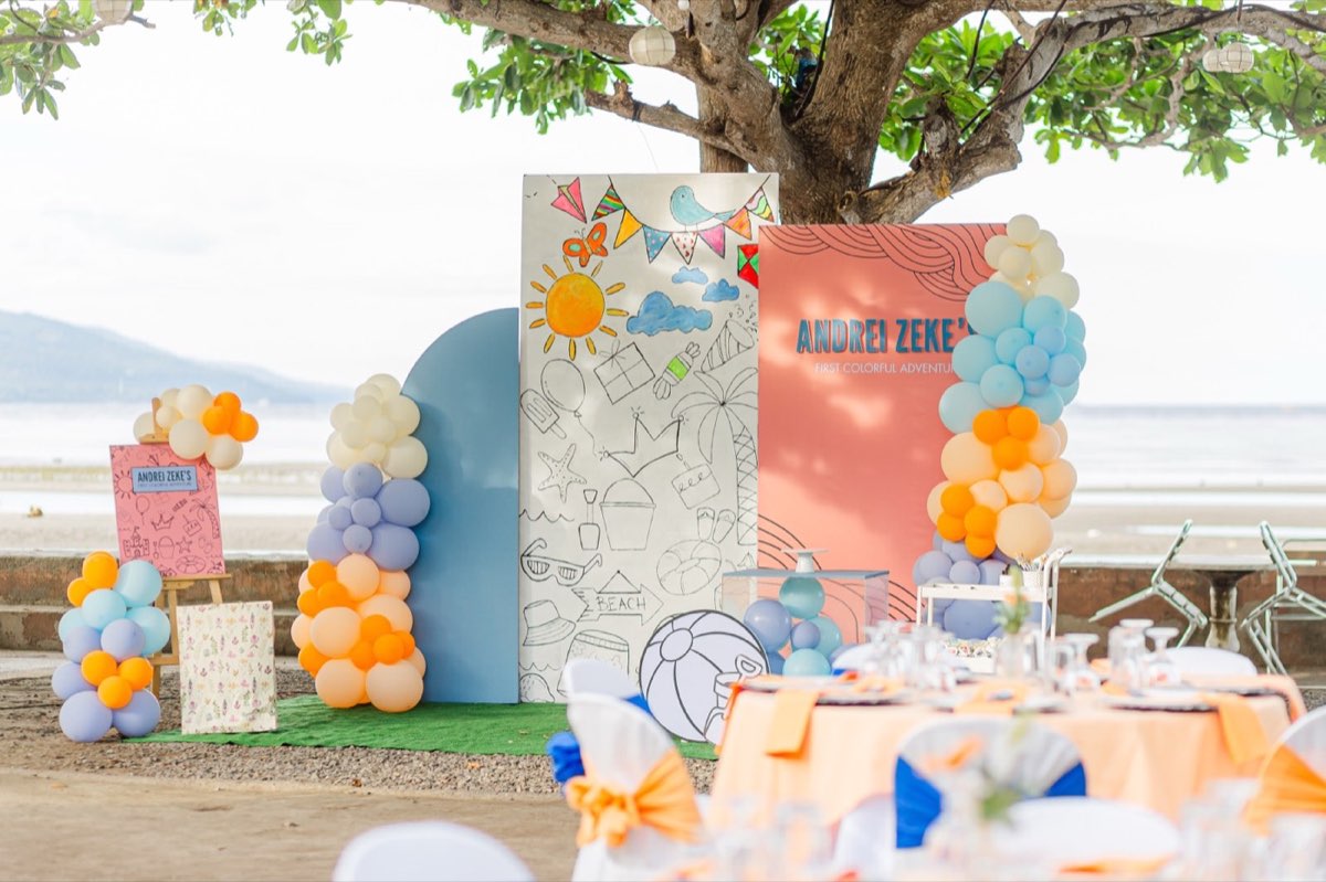 A colorful kiddie party at Praia Events
